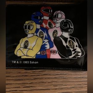 Mighty Morphin Power Rangers Vintage 1993 Vinyl Wallet Rare Saban Entertainment